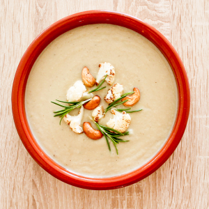 vegan cauliflower soup recipe