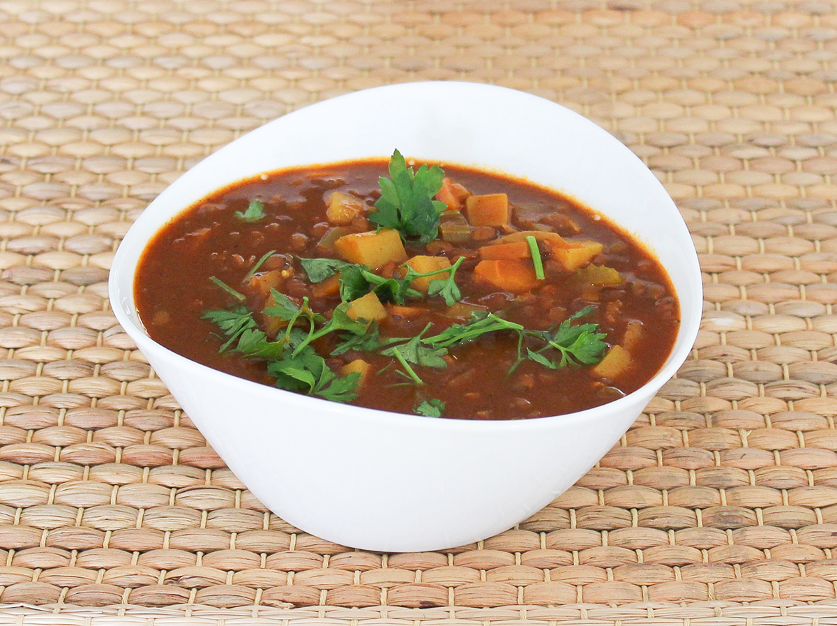 vegan moroccan lentil soup recipe