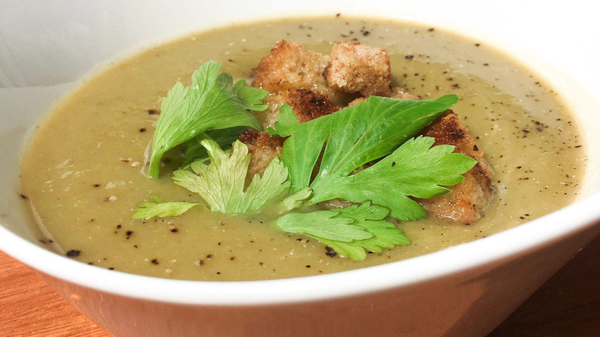easy vegan celery soup recipe