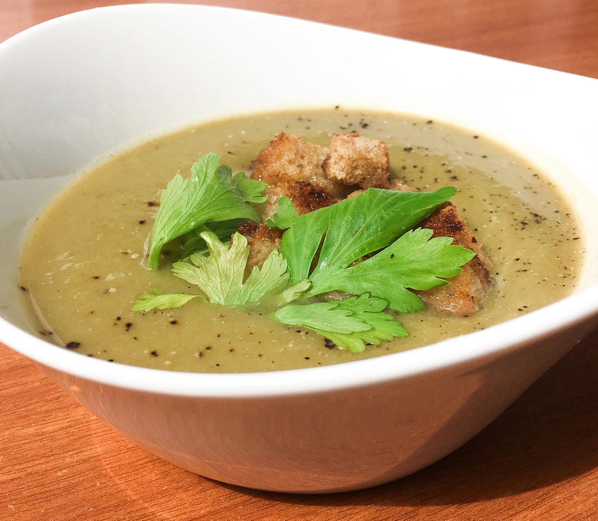 easy vegan celery soup recipe