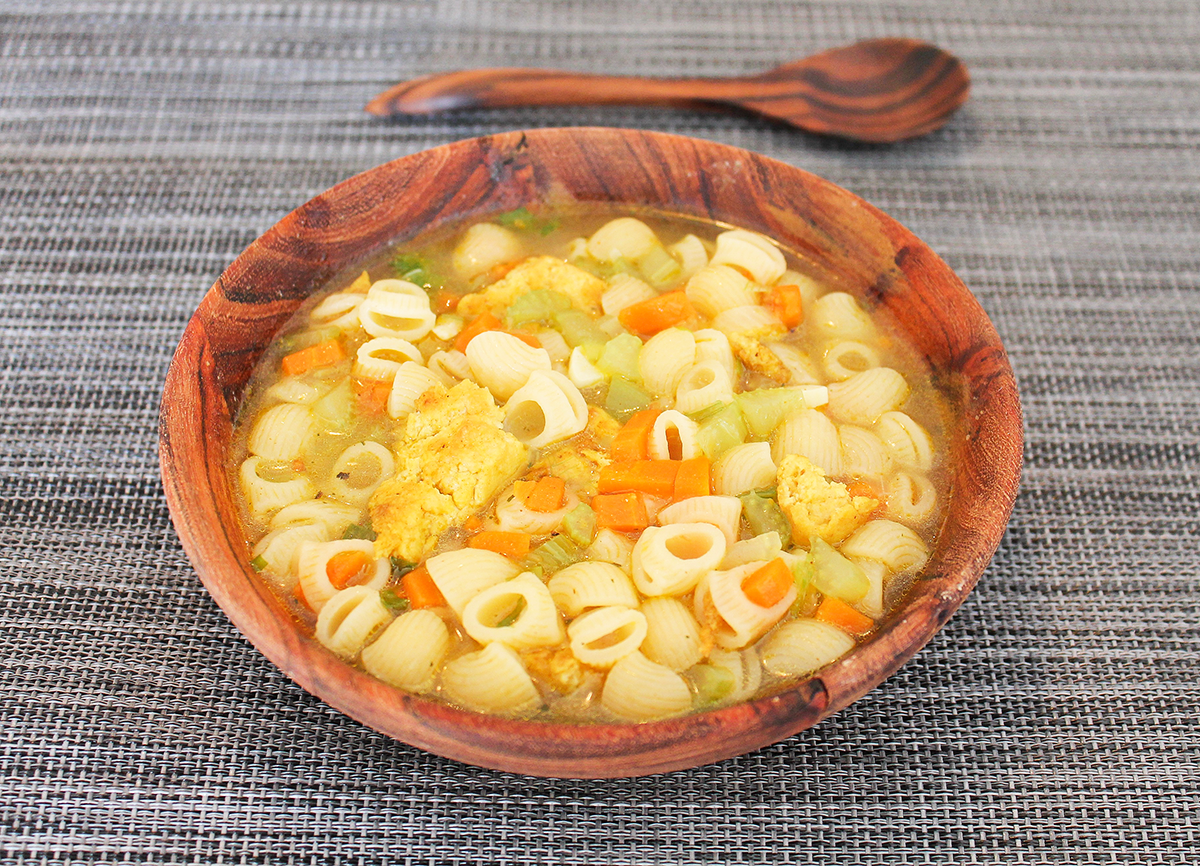 vegan chicken noodle soup recipe