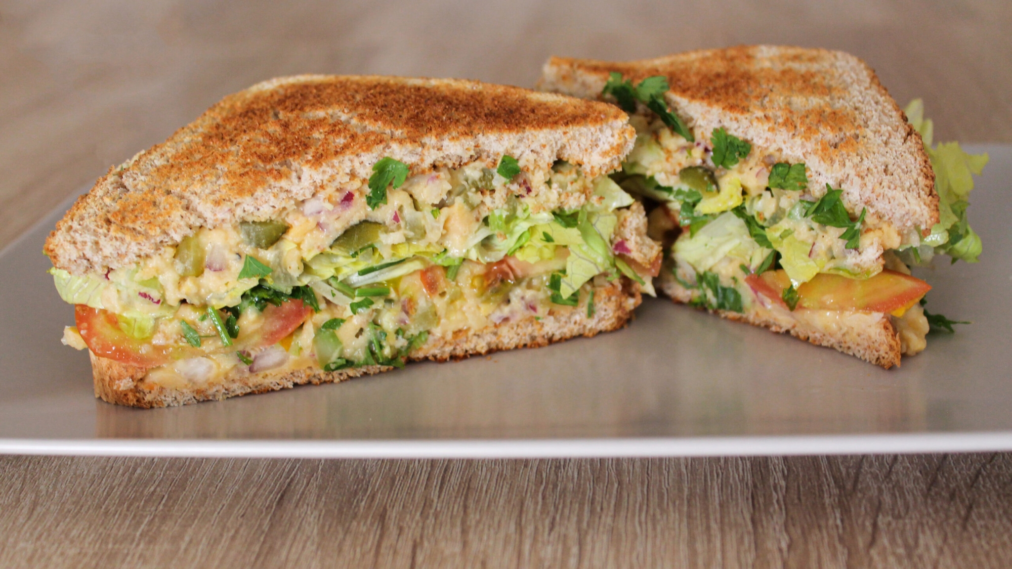 easy vegan chickpea sandwich recipe
