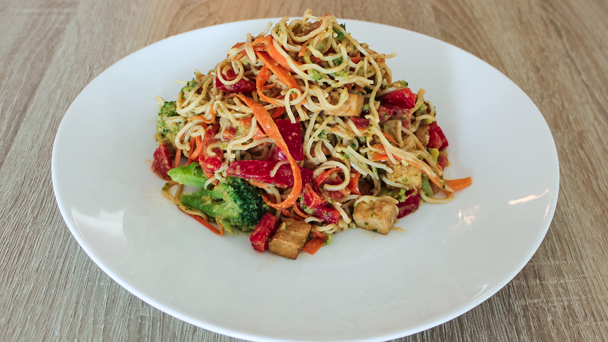 vegan peanut noodle salad recipe