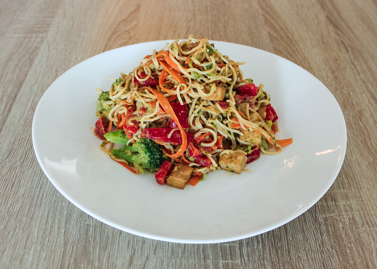 vegan peanut noodle salad recipe