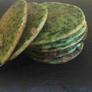 vegan and dairy-free spinach crepes recipe
