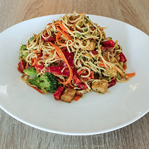 Easy vegan peanut noodle salad recipe