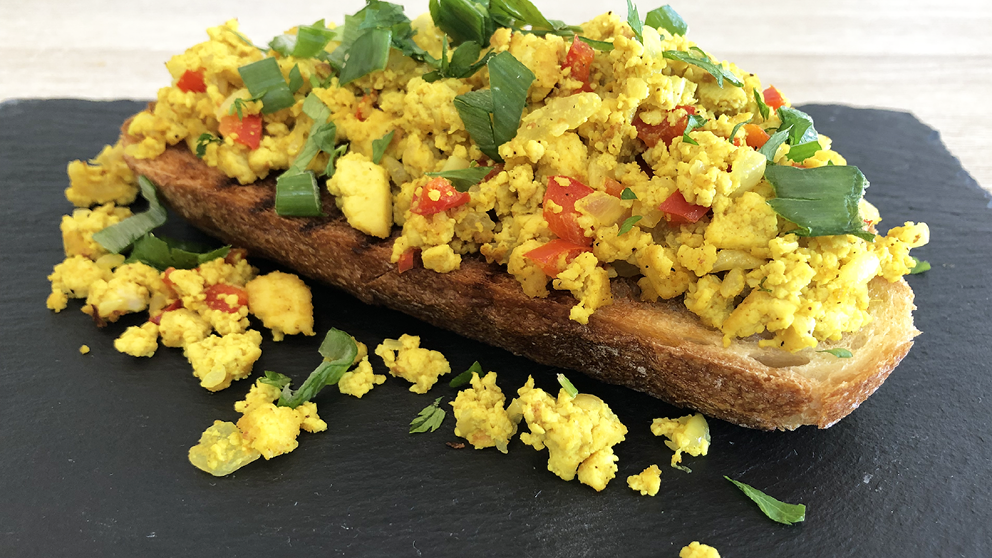 easy vegan tofu scramble recipe