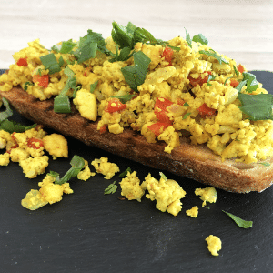 easy vegan tofu scramble recipe